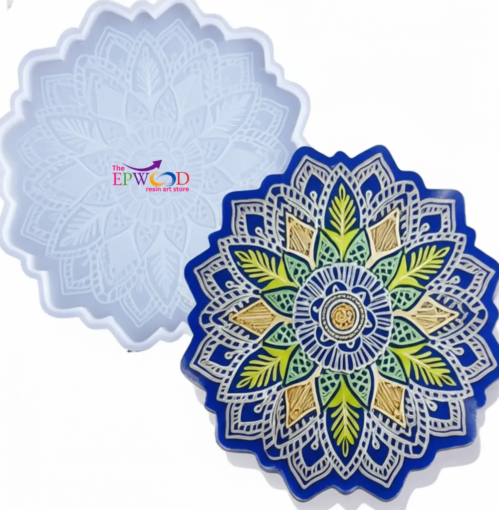 4.5 INCH MANDALA COASTER MOULD
