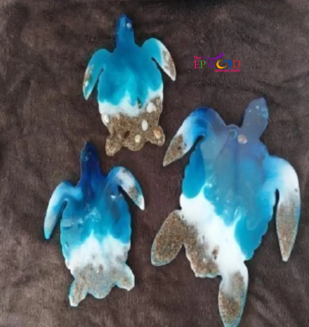 3 PCS TURTLE  MOULD
