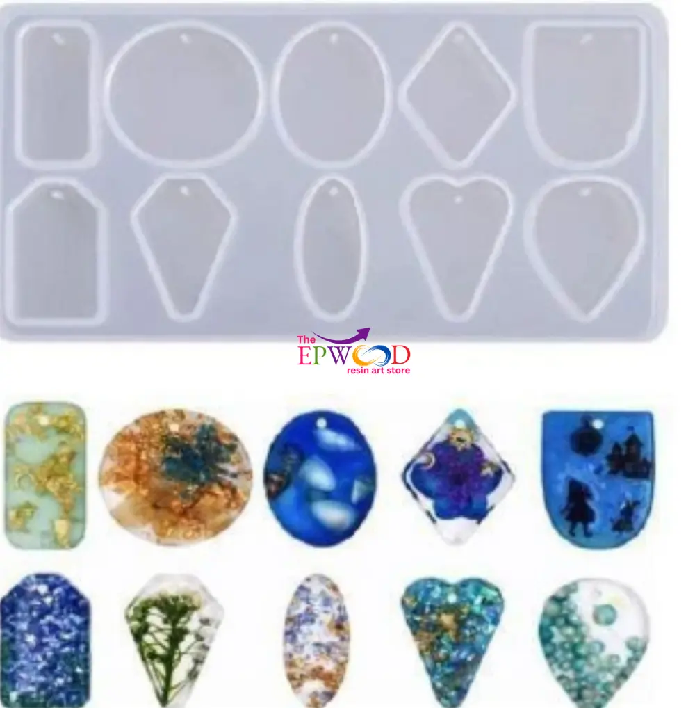 10 CAVITY PENDANT MOULD