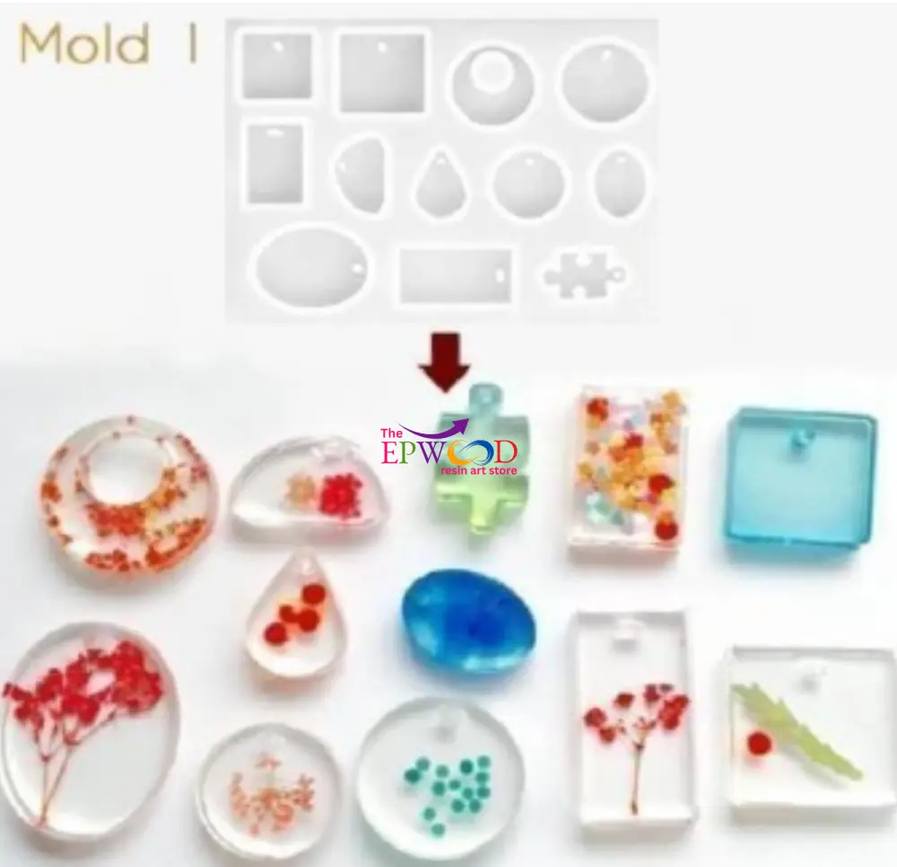 12 CAVITY PENDANT MOULD