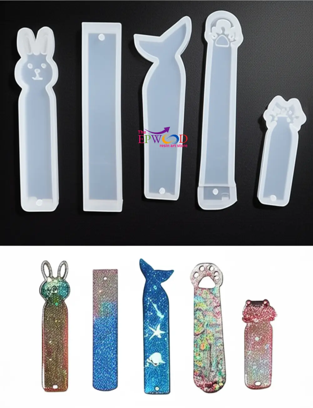 5 PCS BOOKMARK MOLD