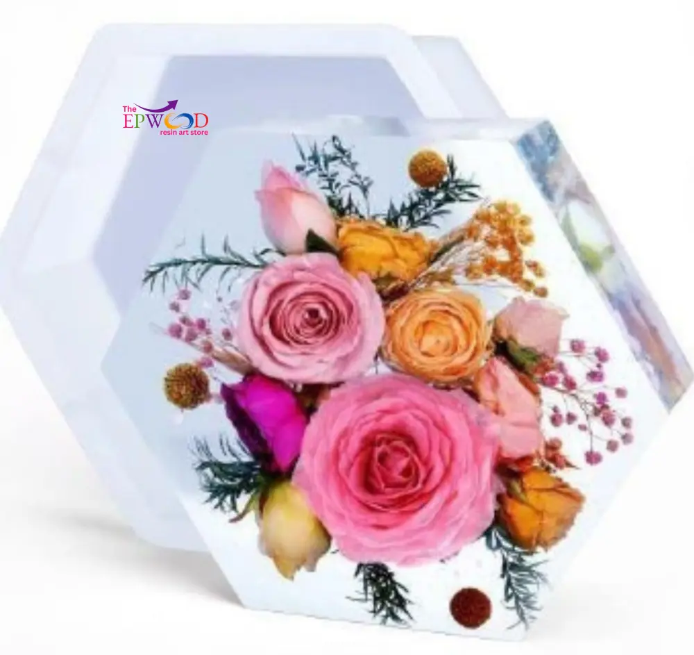 8 INCH WEDDING MOLD HEXAGON SHAPE