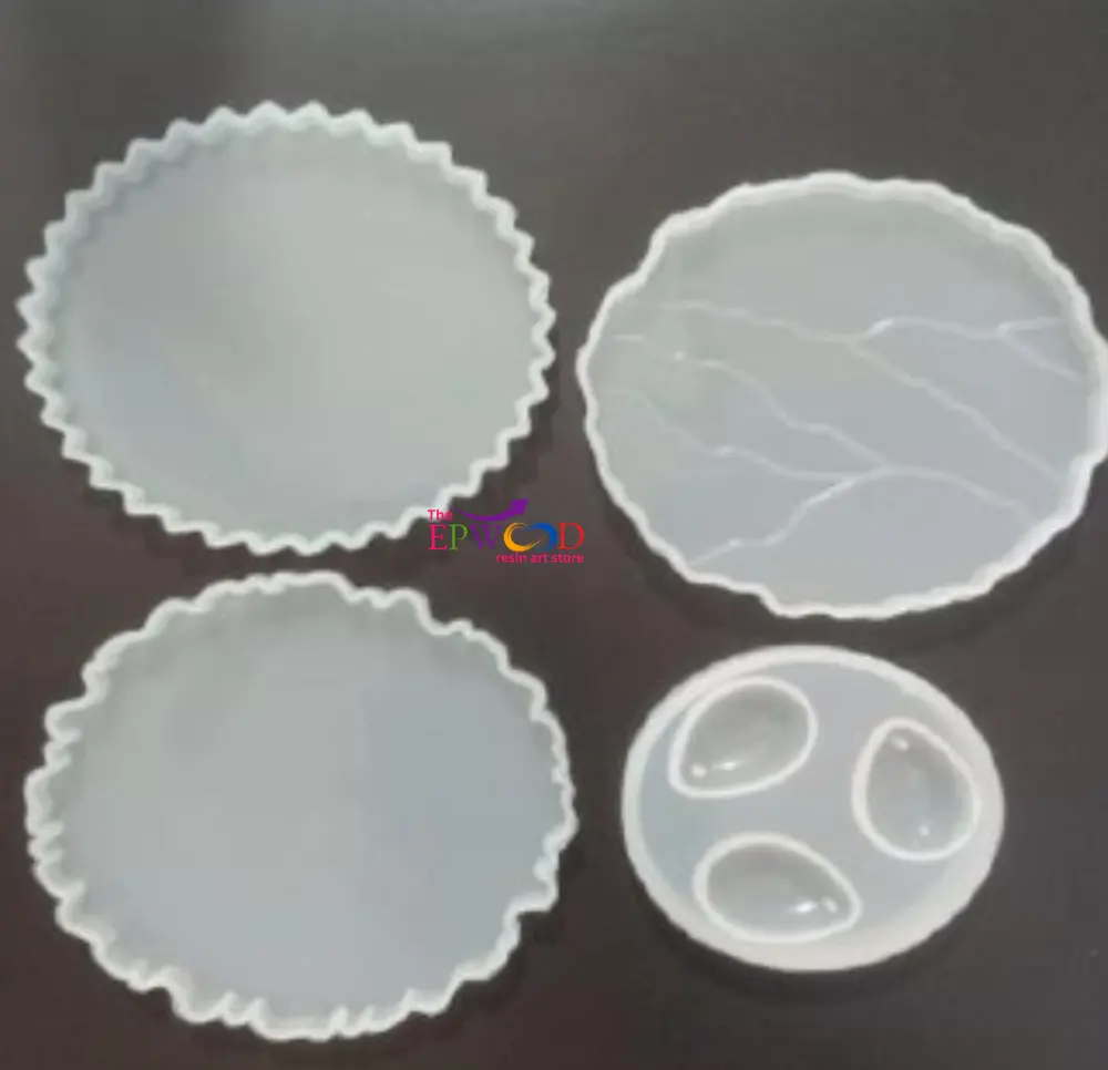 4 INCH 3 PCS COASTER,1 PIECE DROPPER MOLD