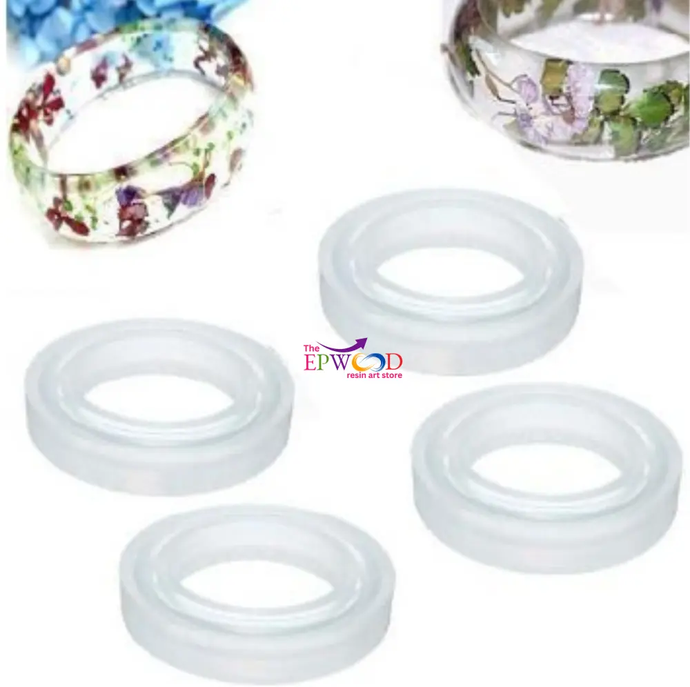 4 PIECE & 4 DIFFERENT SIZE OF BANGLE MOLD SET
