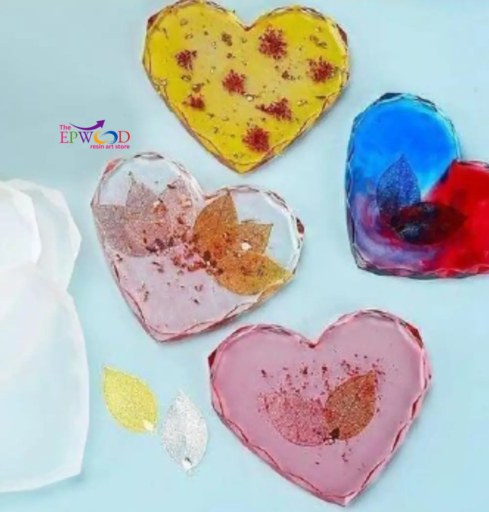 5 INCH DIAMOND HEART SILICONE MOLD
