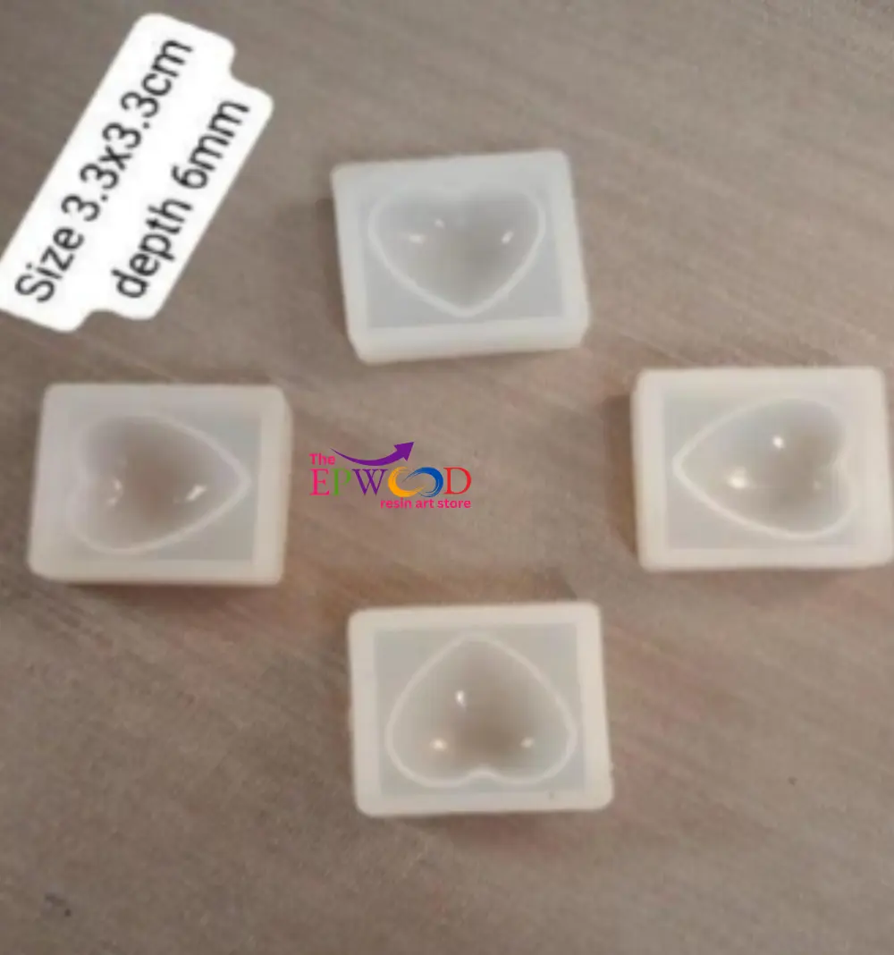 HEART LOCKET 4 PCS MOLD