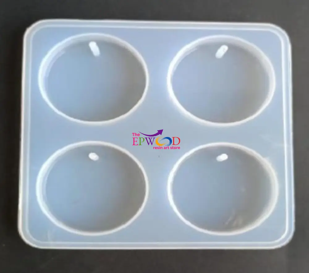 4 PCS KEYCHAIN ROUND MOLD