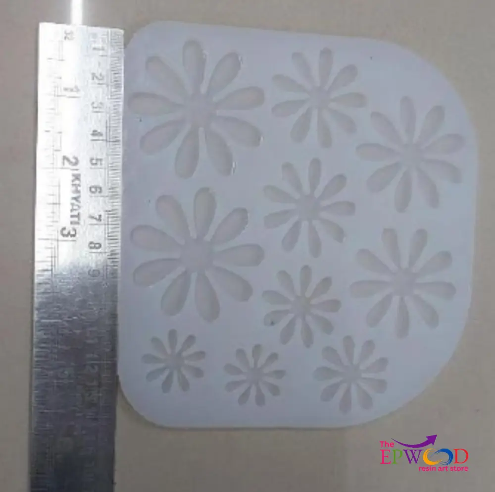 10 CAVITY 3D FLOWER MOLD