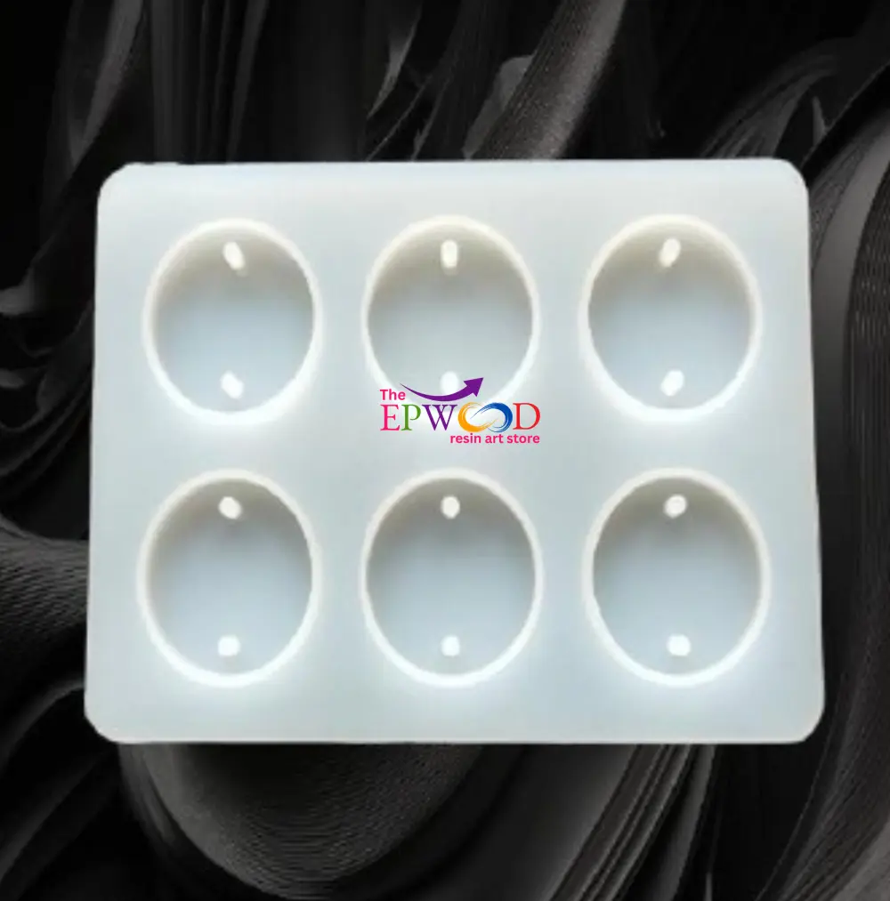6 CAVITY ROUND RAKHI MOLD