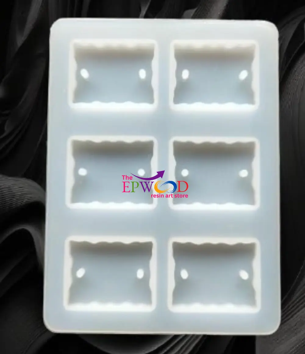 6 CAVITY RECTANGLE AGATE RAKHI MOLD