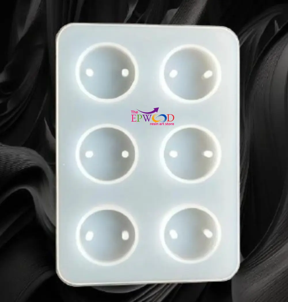 6 CAVITY ROUND RAKHI MOLD