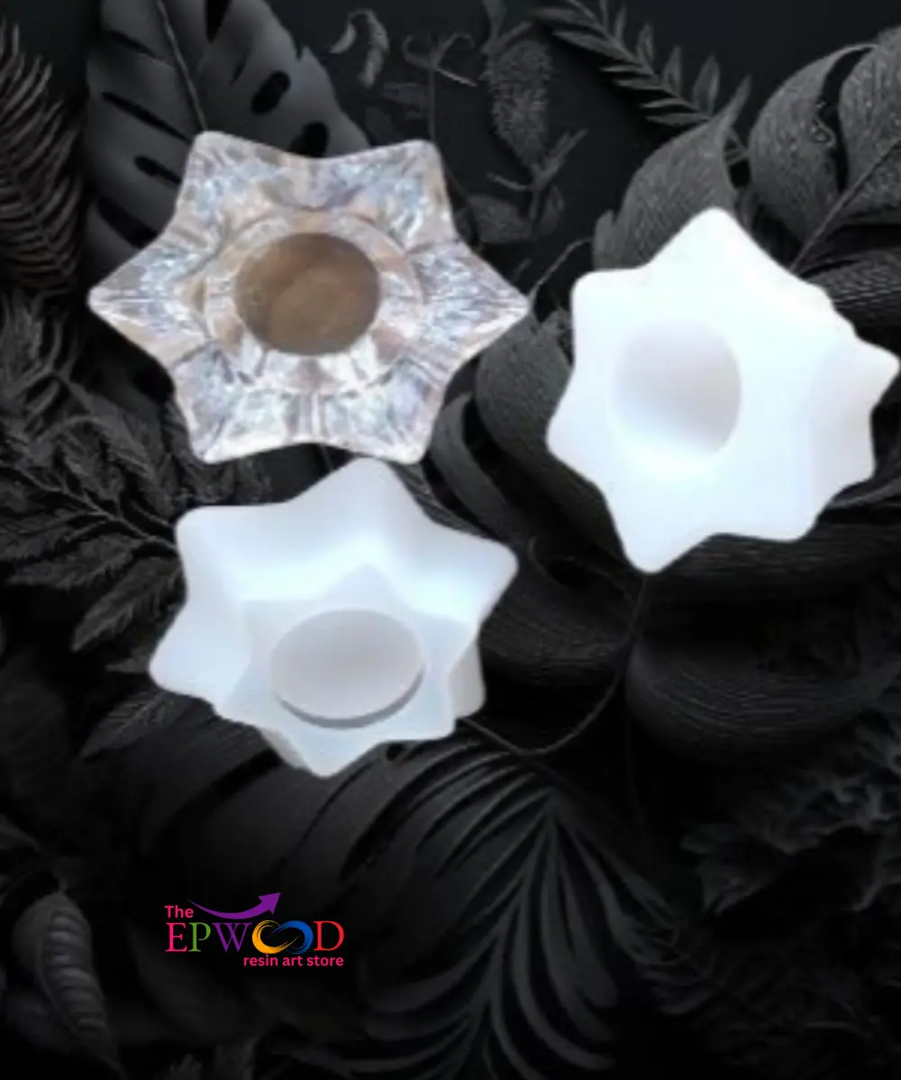STAR LOTUS T‑LIGHT MOLD