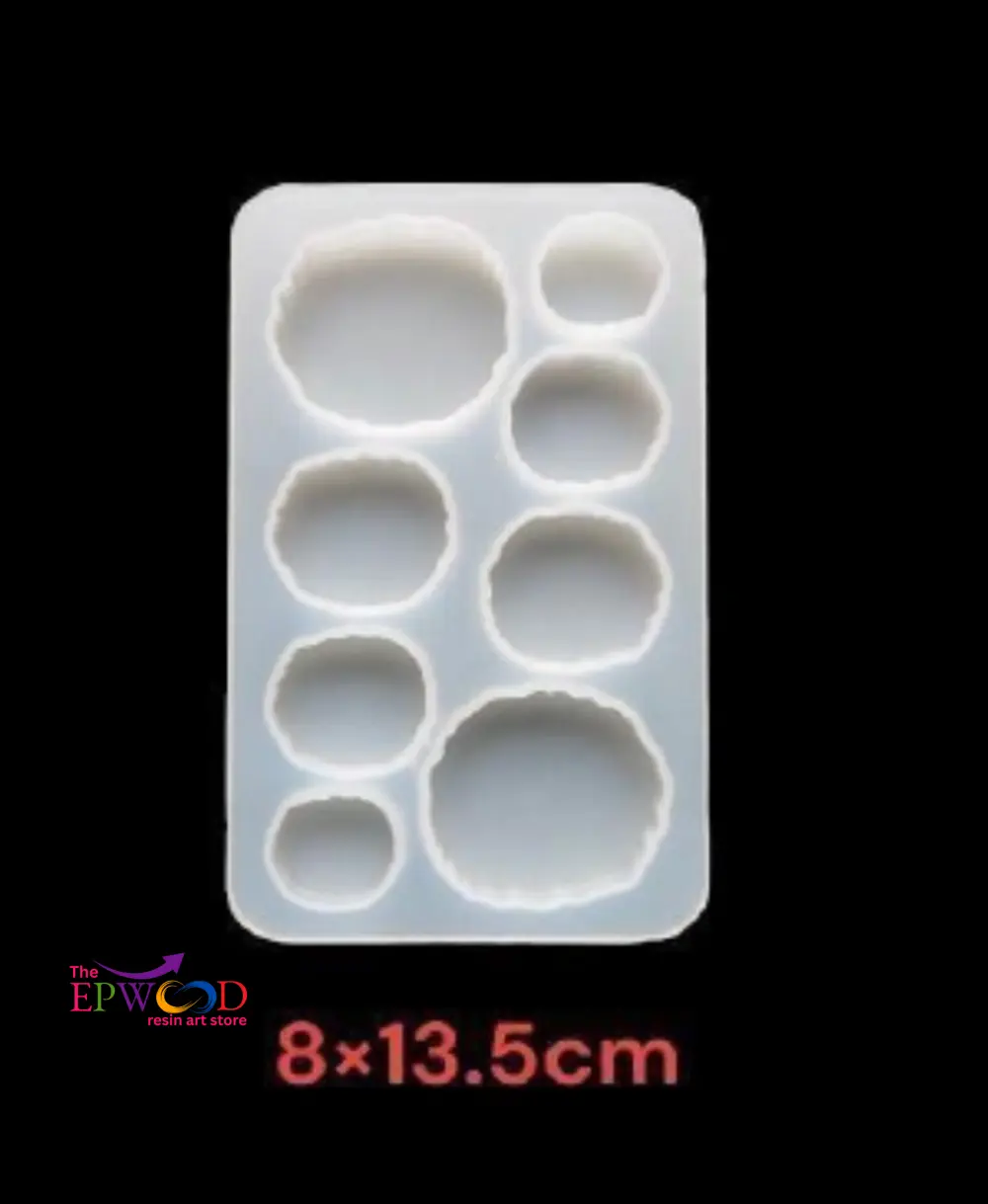 8 CAVITY ROUND AGATE BRACELET MOLD