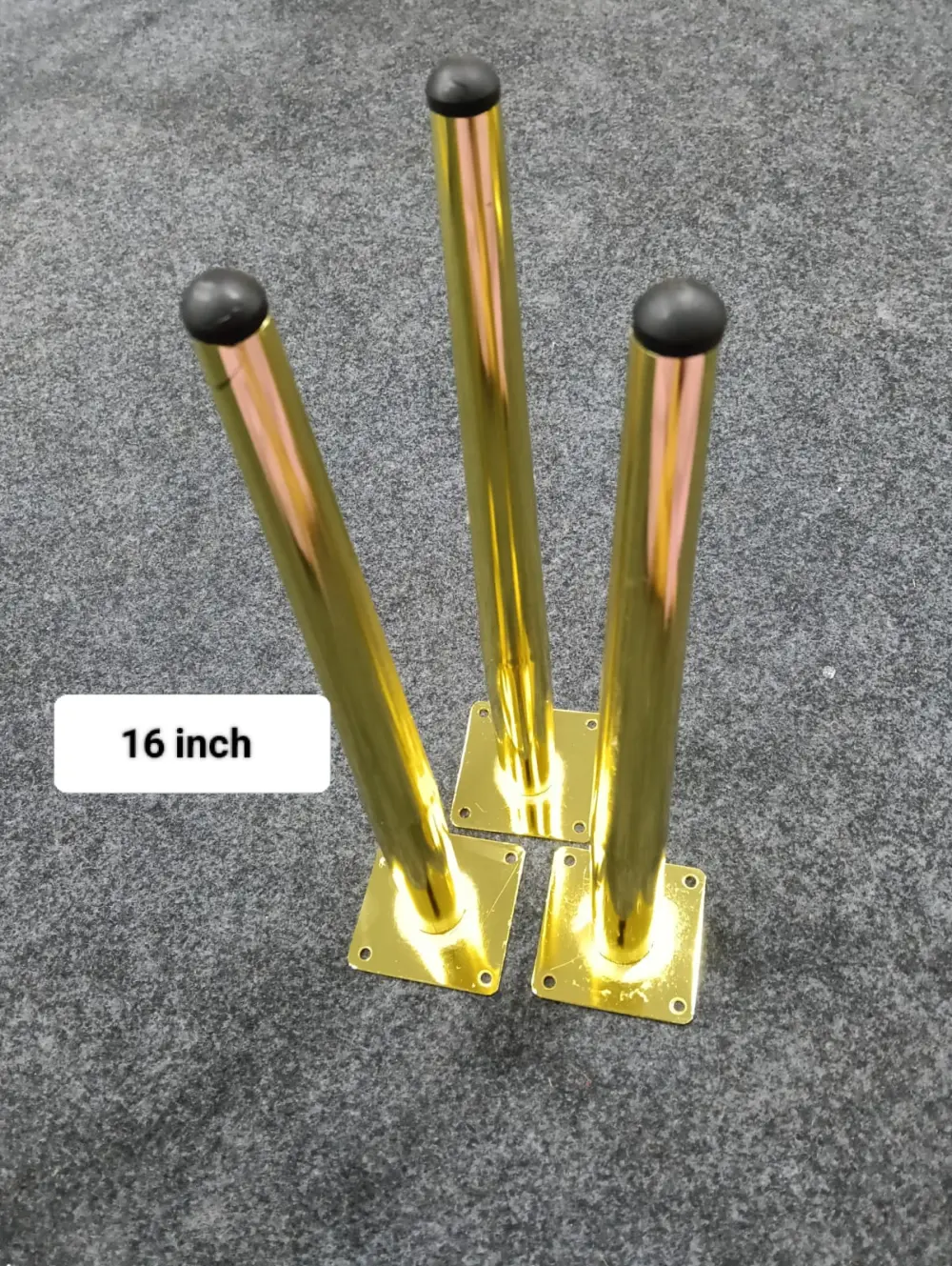 16  INCH STRAIGHT METAL  LEGS