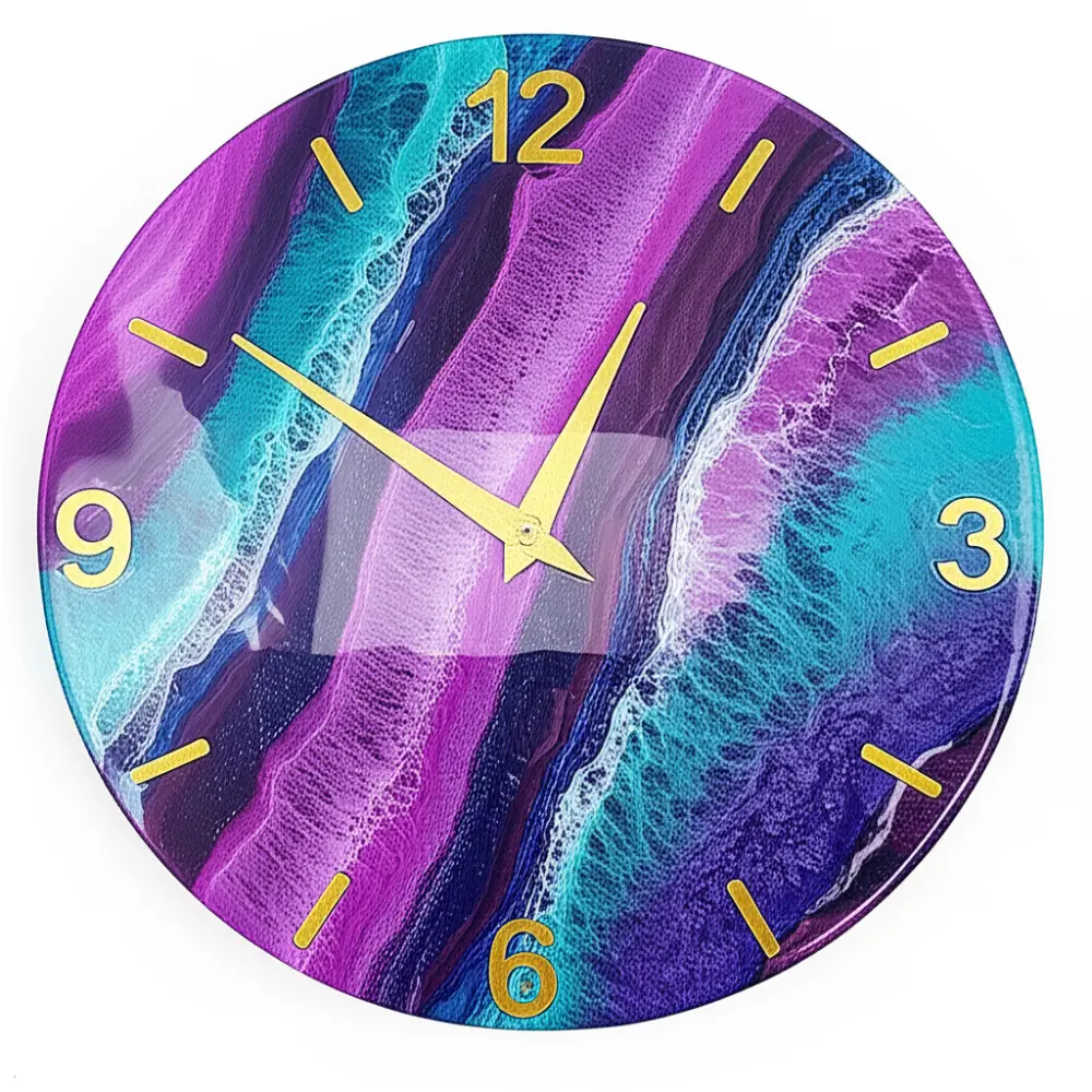 12 INCH RESIN CLOCK MAKING  KIT WITH MDF.